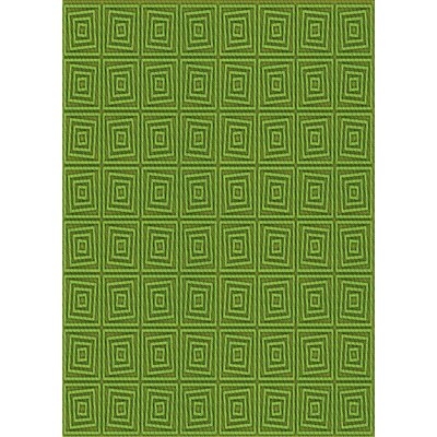 Eyan Abstract Wool Green Area Rug - Image 0