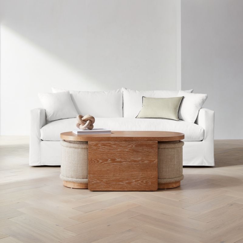 Willow II Slipcovered Corner Chair - Image 3