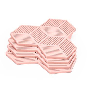 Puik Designs Sico Coasters, Lilac, Set of 4 - Image 1