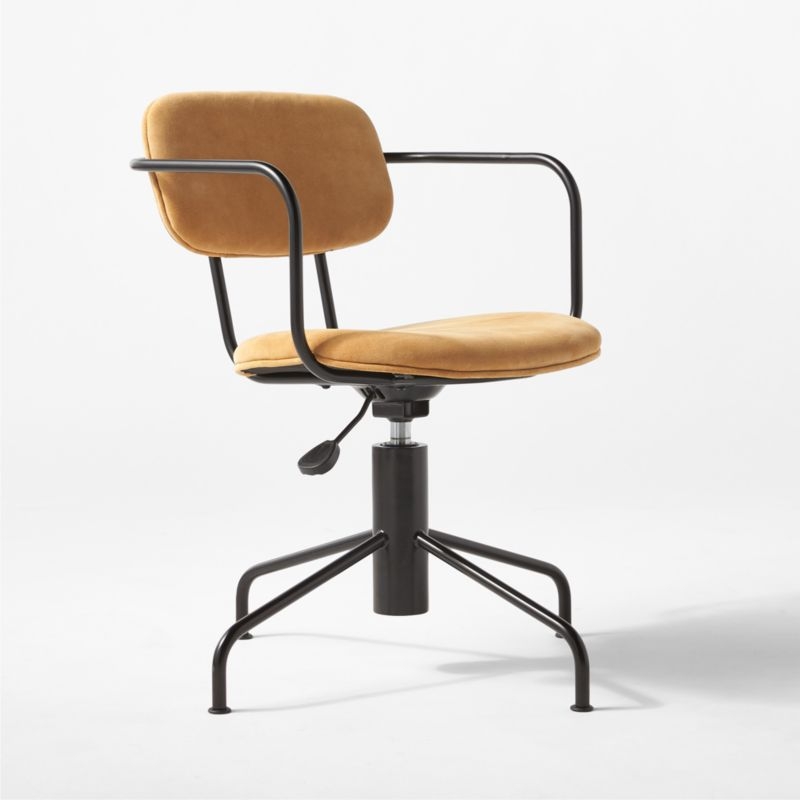 Nyle Suede Office Chair - Image 2