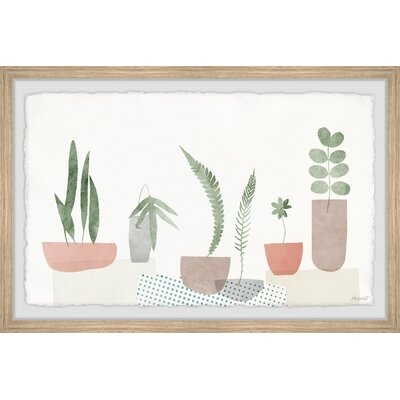 Terra Cotta Pots - Picture Frame Painting Print on Paper - Image 0