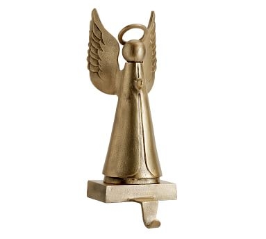 Brass Angel Stocking Holder - Image 2