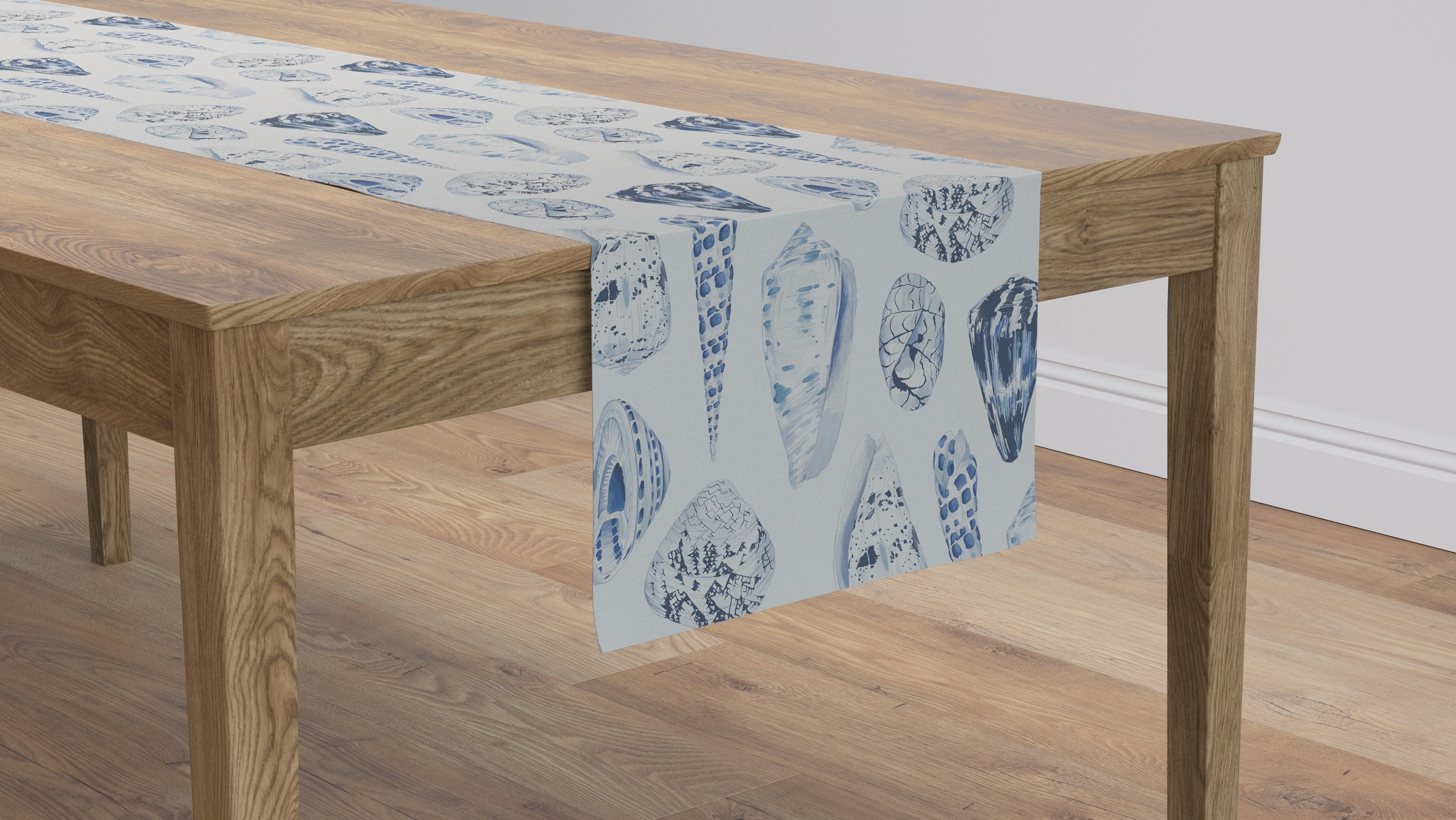 Table Runner 16" x 90", Porcelain Coquina, 16" x 90" - Image 0