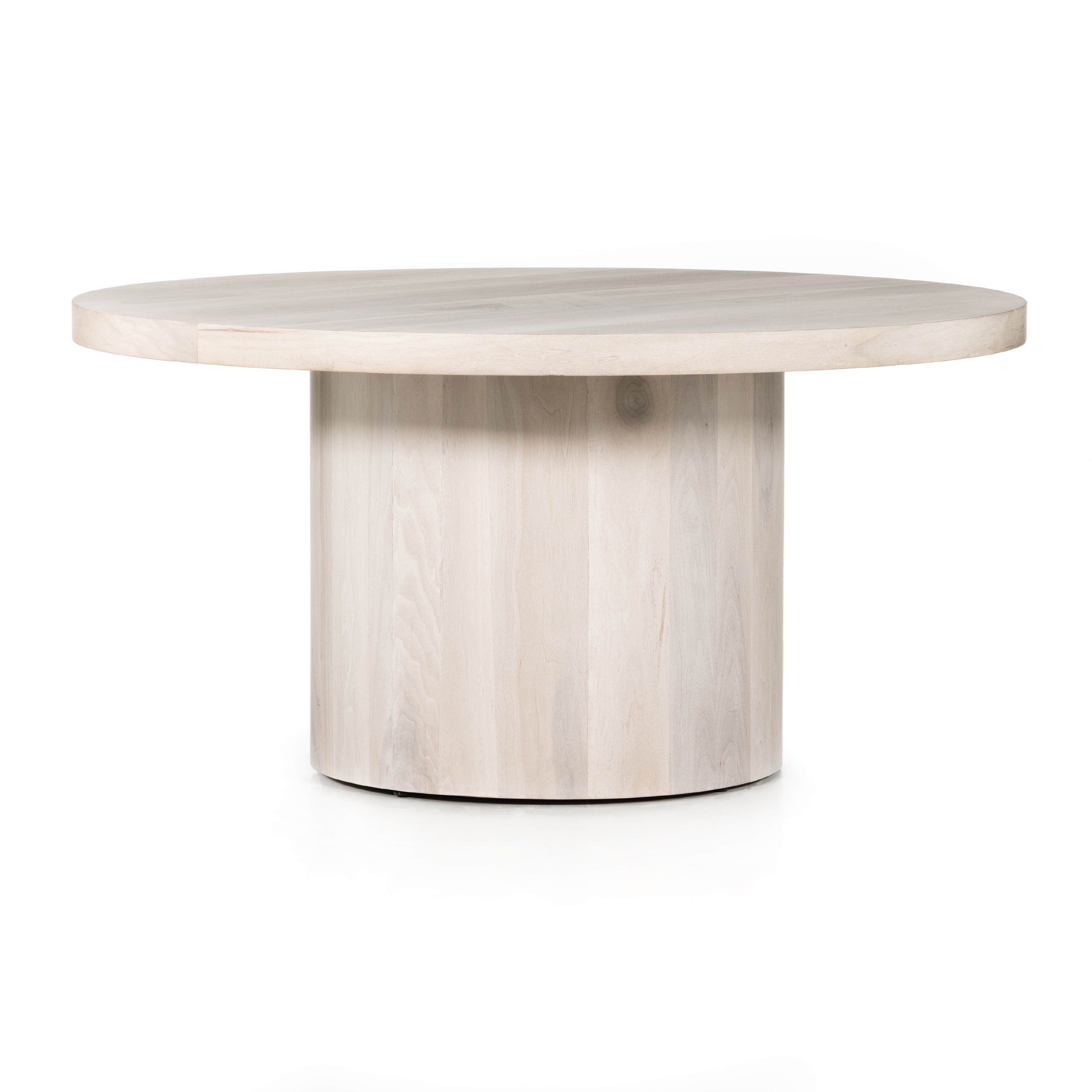 Hudson Round Dining Table-Ashen Walnut - Image 0