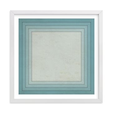 Depth, White Wood Frame, 11"x11" - Image 2