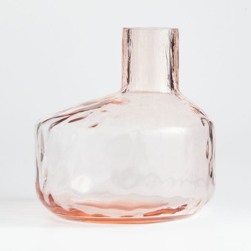 Cecillia Large Pink Glass Vase - Image 7
