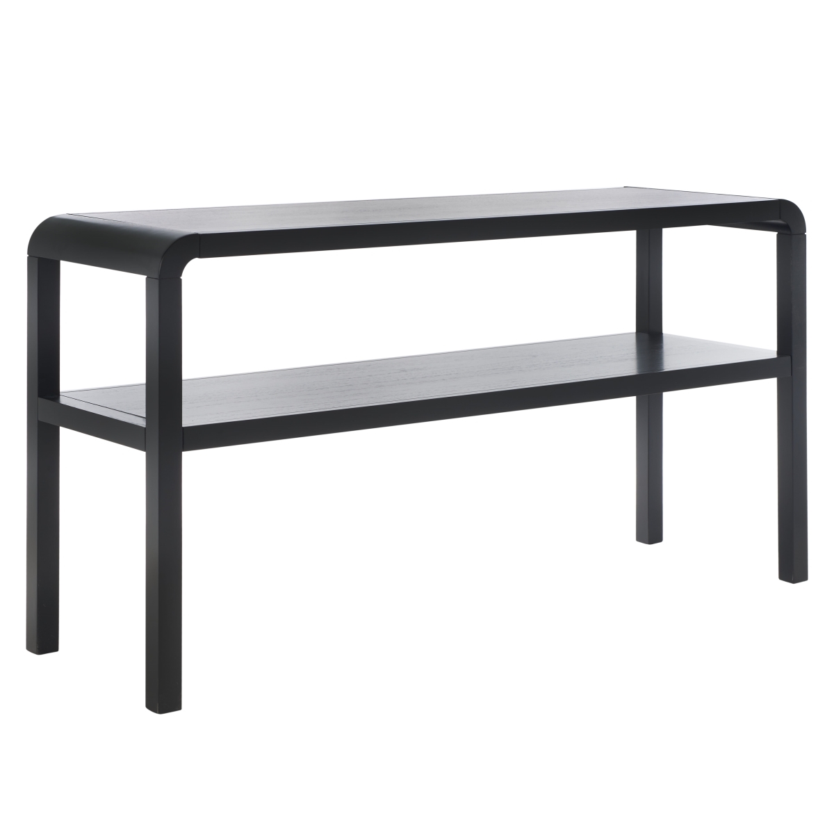 Omara 2 Tier Console Table - Black - Safavieh - Image 3