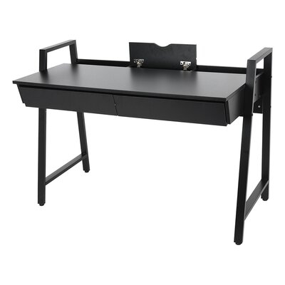 47 Inch Home Office Desk Writing Desk With Drawers - Image 0
