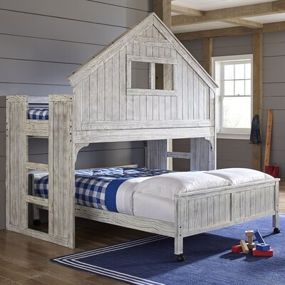 Twin Over Full Solid Wood Standard Bunk Bed