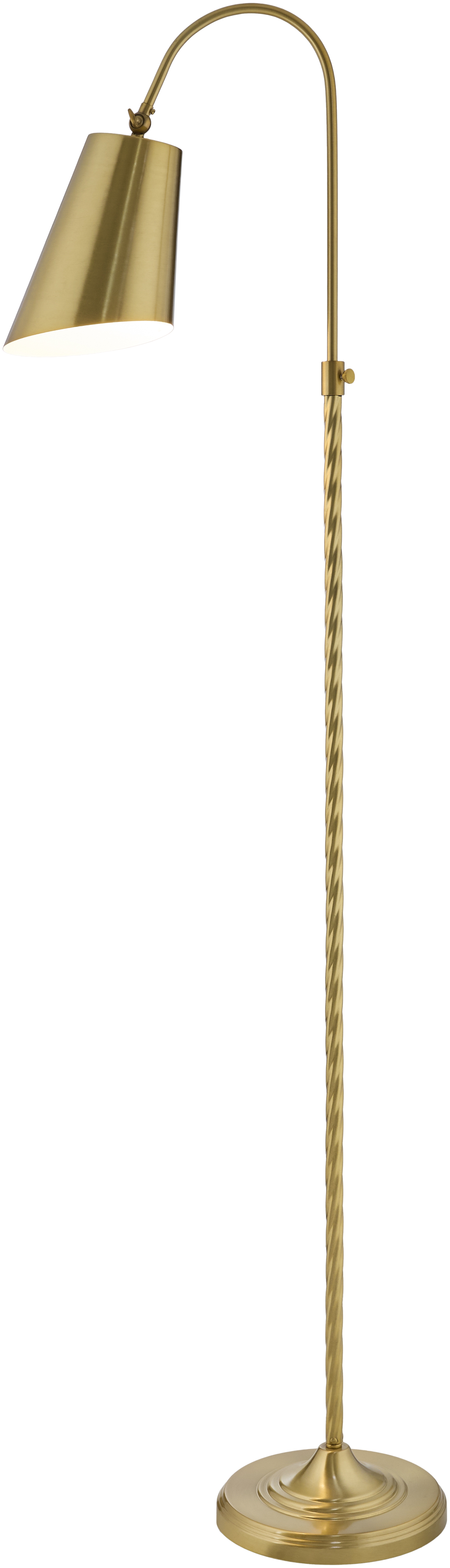 Klawer  Electroplated 67"H x 10"W x 23"D Accent Floor Lamp - Image 0