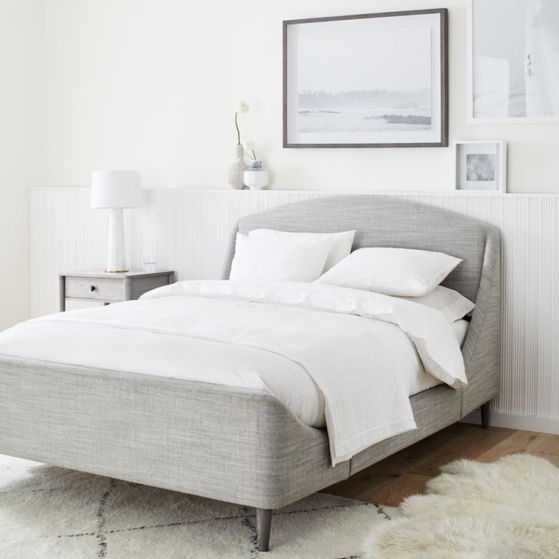 Lafayette Mist Upholstered King Bed - Image 5