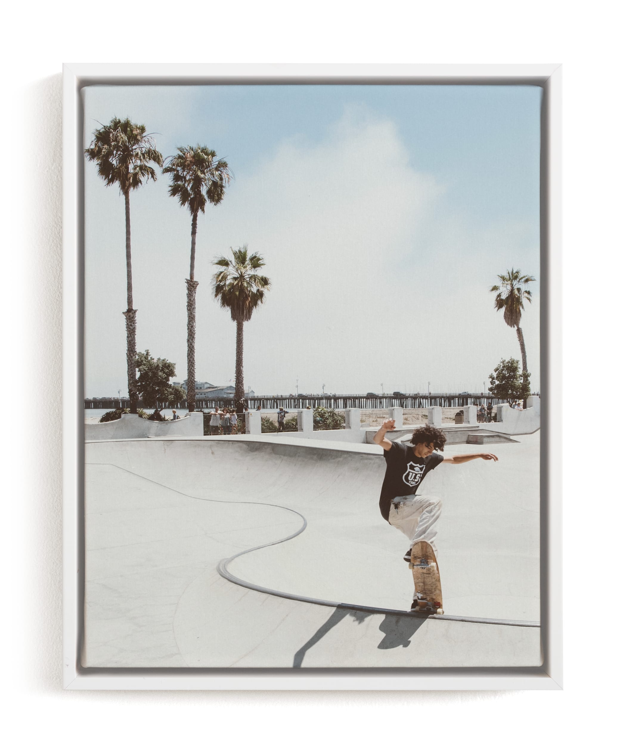 Santa Barbara Skate I Limited Edition Fine Art Print 1 - Image 0