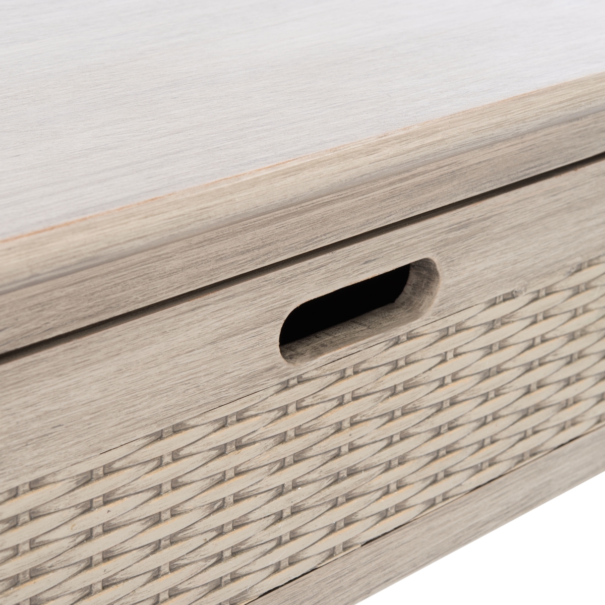 Landers 3 Drawer Console Table - Greige - Safavieh - Image 3