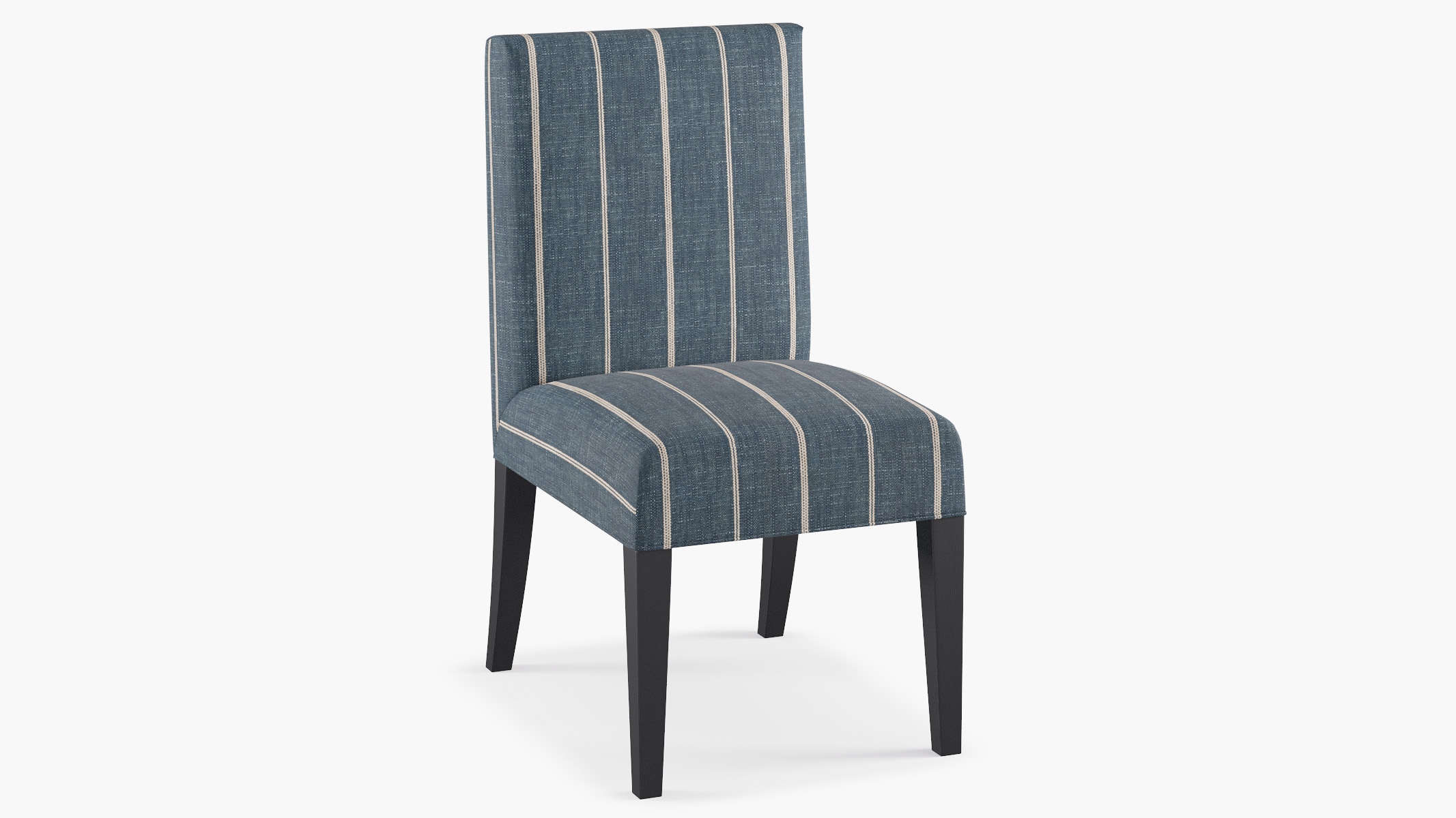 Classic Dining Chair, Indigo Fritz, Black - Image 1