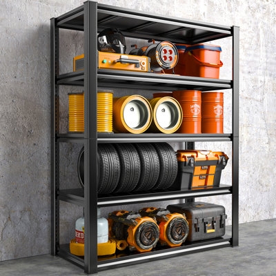 Makaylin Storage Shelves Garage Shelving Unit for Storage 5-Tiers Storage Shelf - Image 0