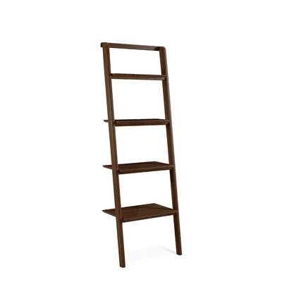 Lacey 69.75" H x 24" W Wood Ladder Bookcase - Image 0