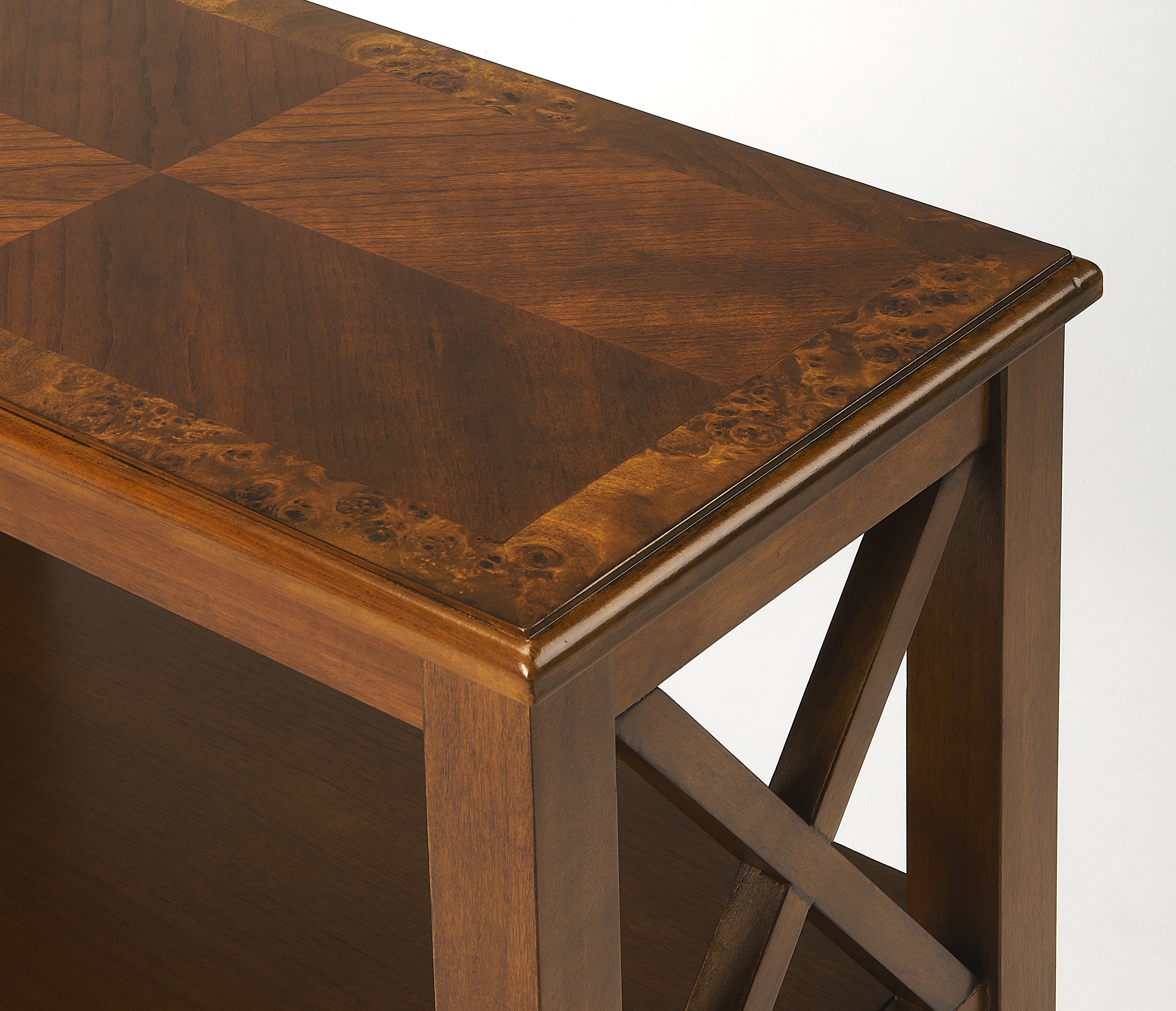 Vance Olive Ash Bookcase - Image 3