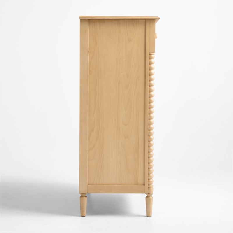 Jenny Lind Maple Wood Tall 7-Drawer Kids Dresser - Image 6