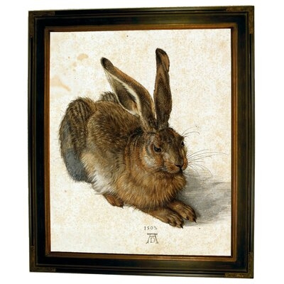 'Hare 1502' Framed Print on Canvas - Image 0