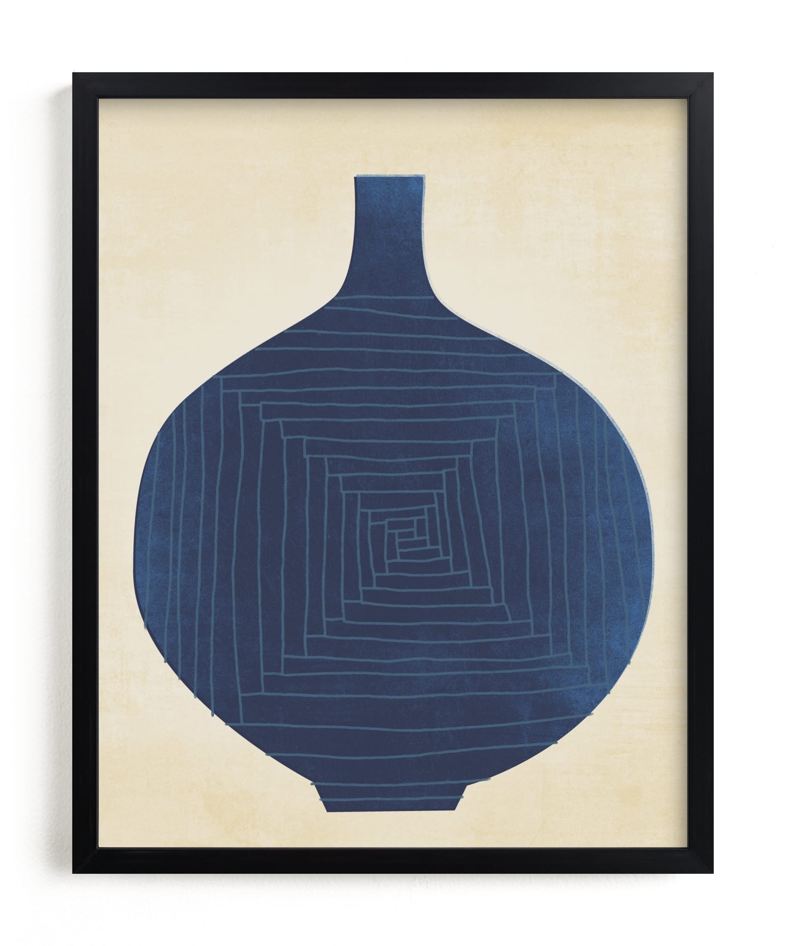 Vase Study In Blue Limited Edition Fine Art Print 2 - Image 0