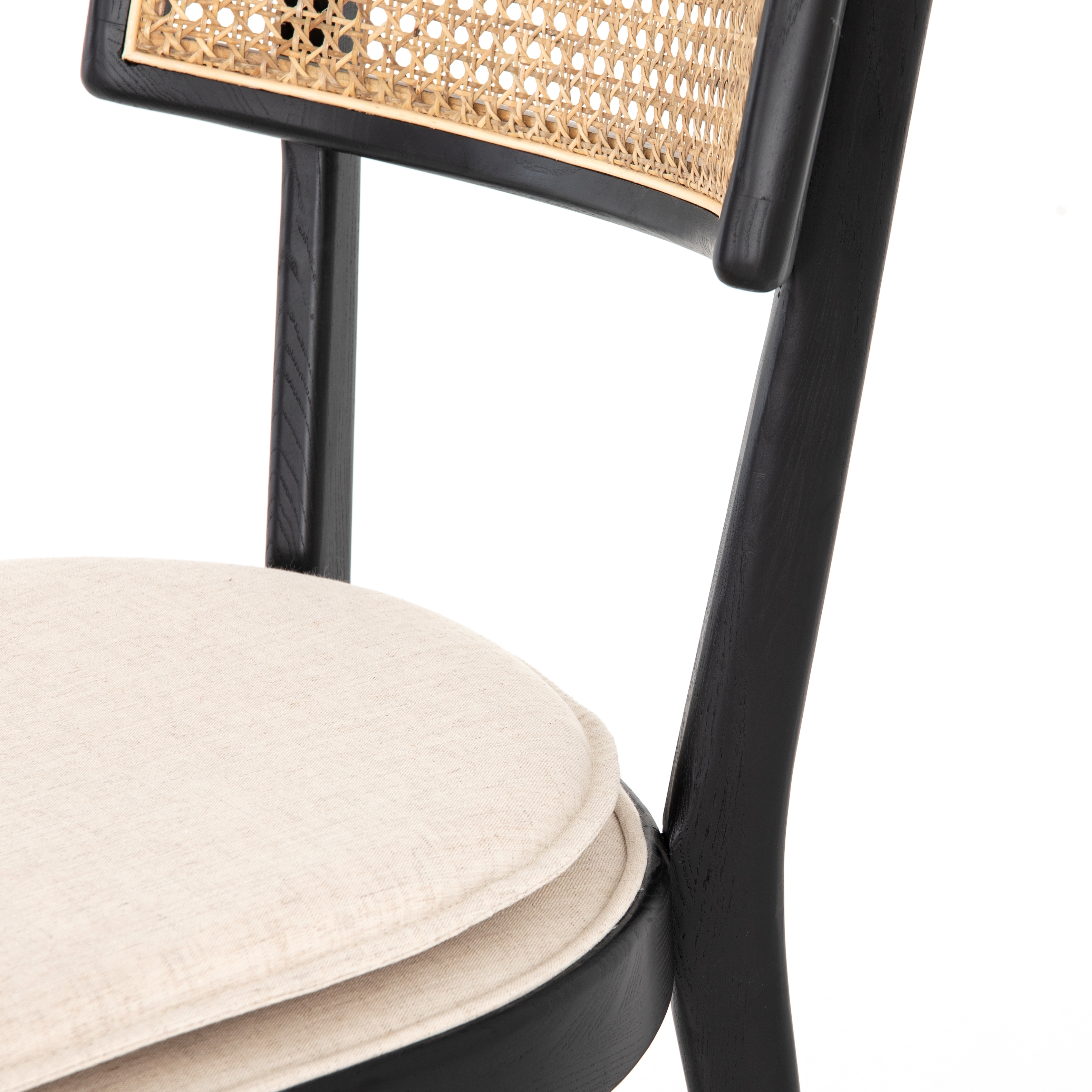 Britt Dining Chair-Brushed Ebony - Image 9