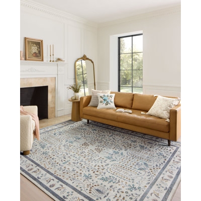 Rifle Paper Co. x Loloi Maison MAO-05 Wisteria Cream Rug - Image 0