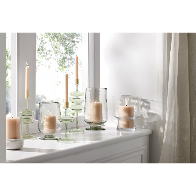 Laila Glass Hurricane Candle Holder 11" - Image 1