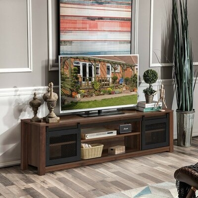 TV Stand Entertainment Center For TV's Up To 65" -Coffee - Image 0