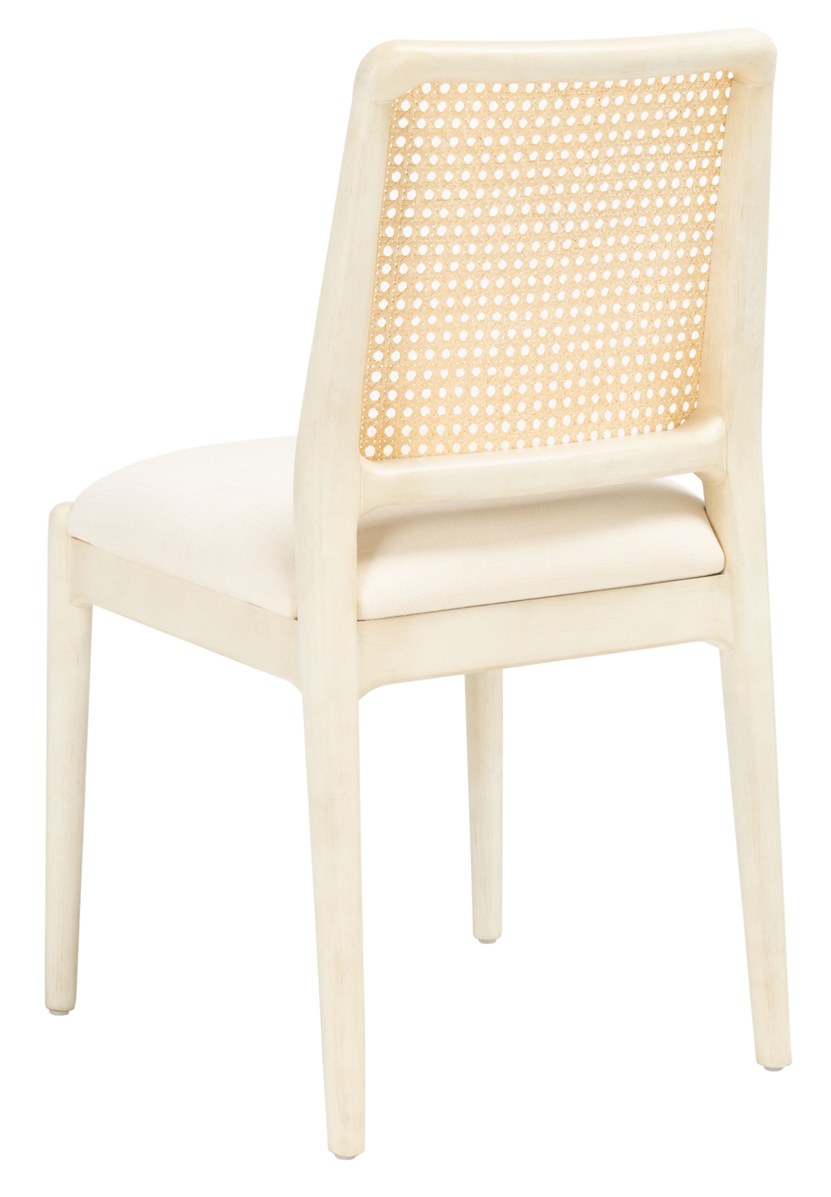 Reinhardt Rattan Dining Chair - White / Ivory - Safavieh - Image 4