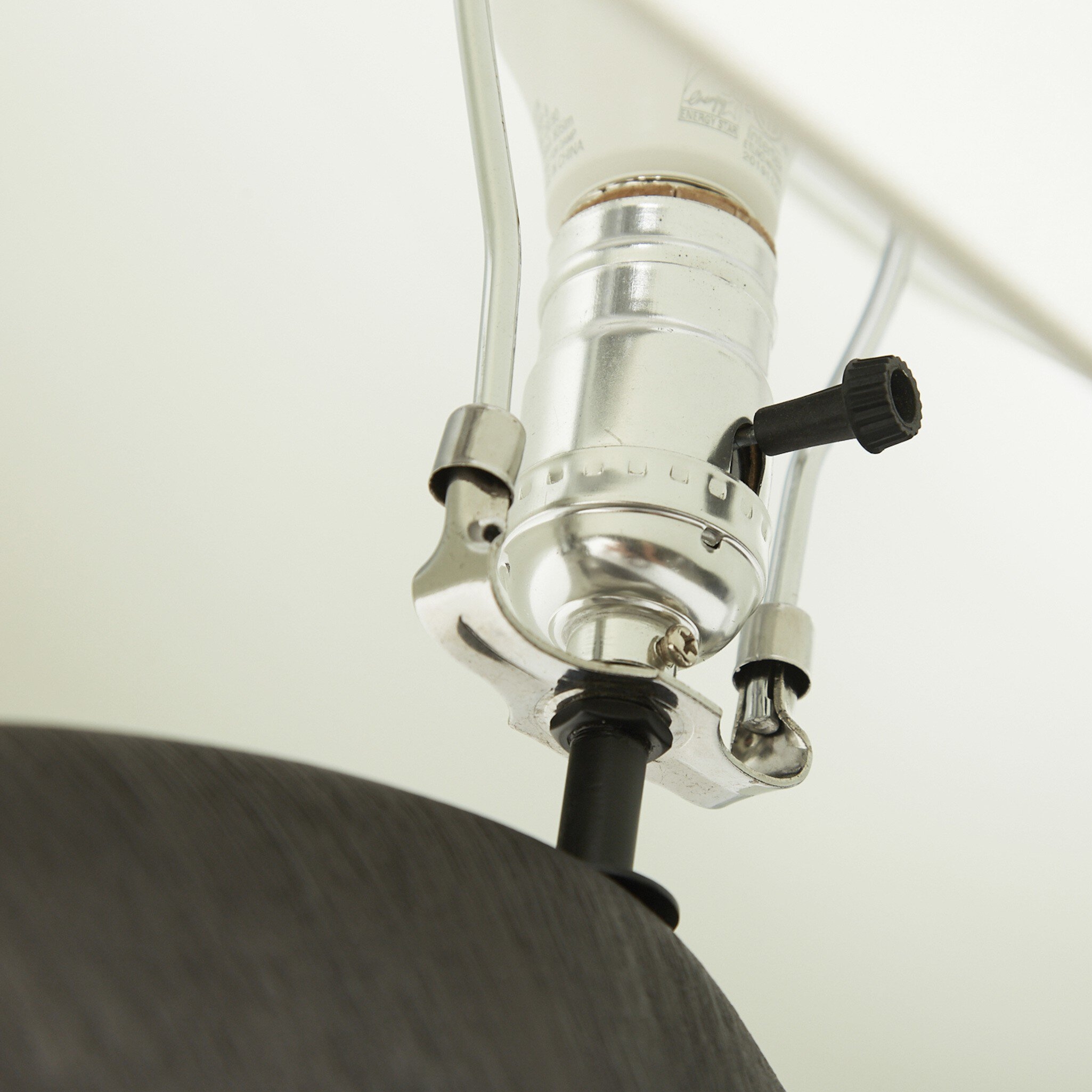 Busaba Table Lamp - Textured Matte Black Porcelain Ceramic - Image 7