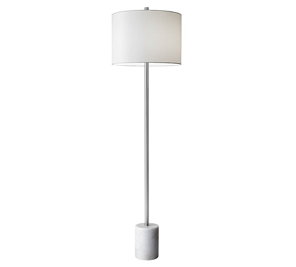 Geoff Marble Floor Lamp, White - Image 0