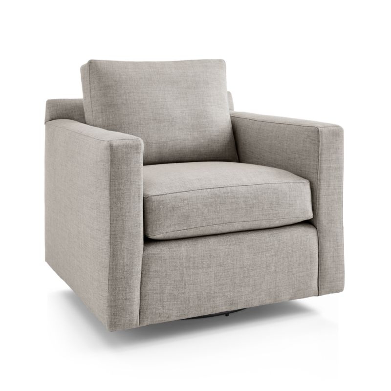 Barrett II 35.5" Track Arm Swivel Chair - Image 1