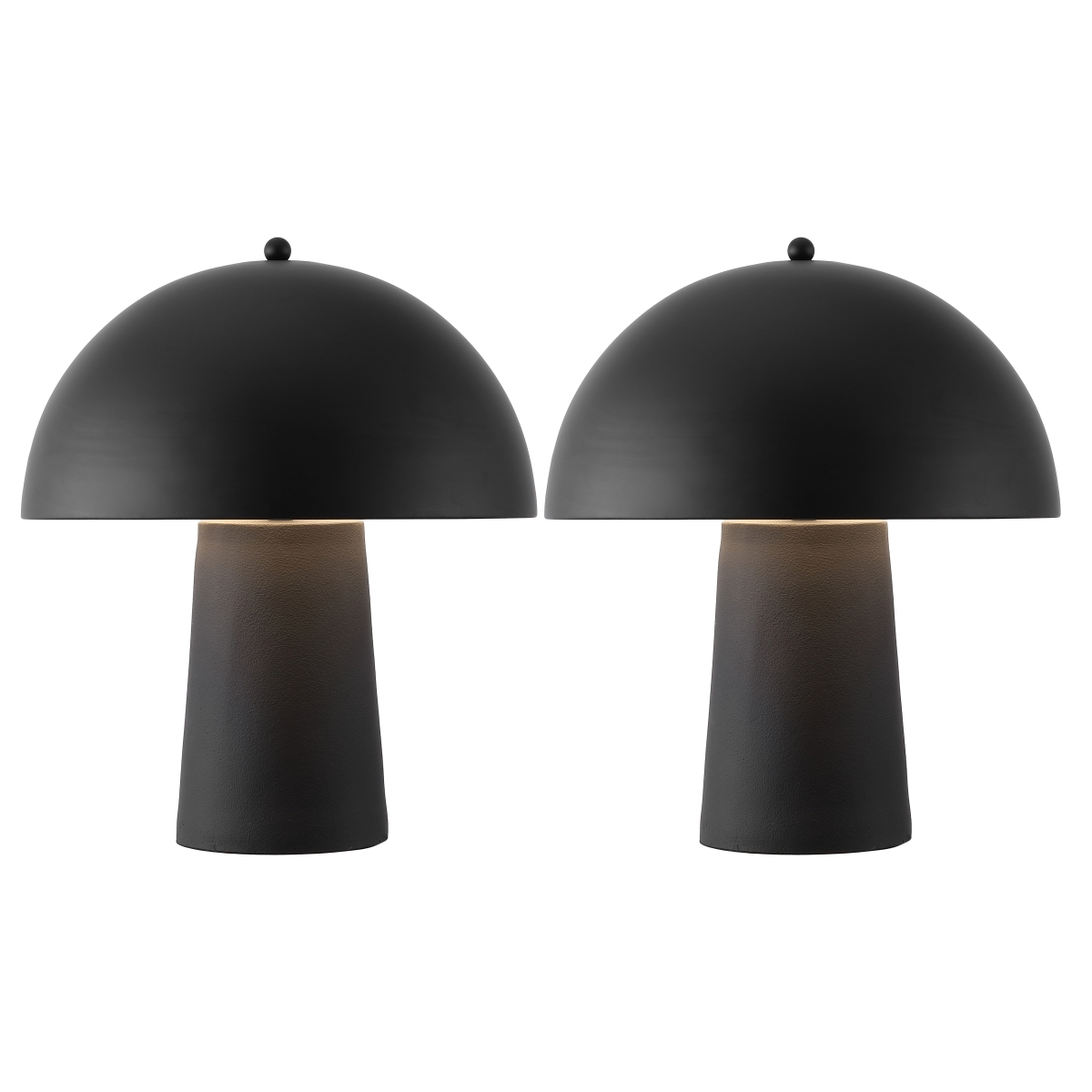 Serra 18" Table Lamp - Black - Safavieh - Image 3
