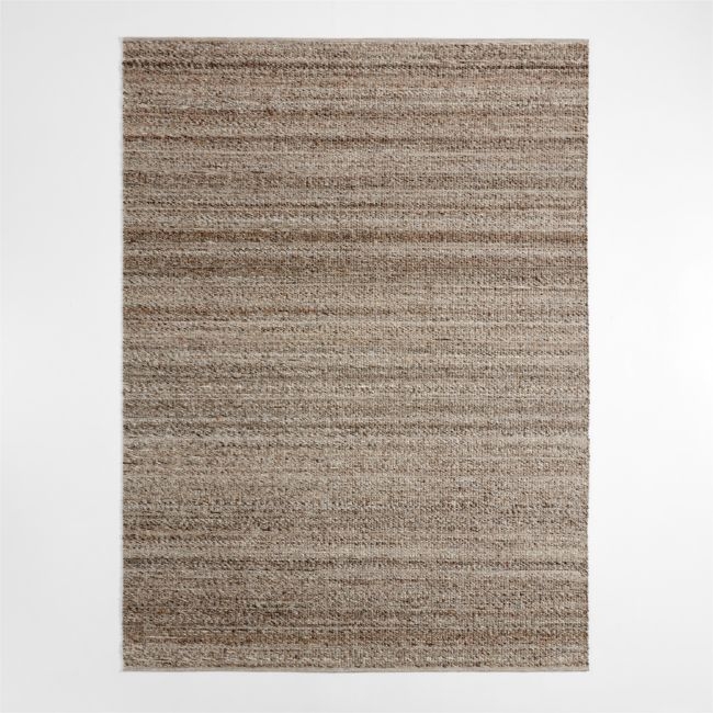 Andalucia Performance Handwoven Taupe Beige Area Rug 8'x10' - Image 0