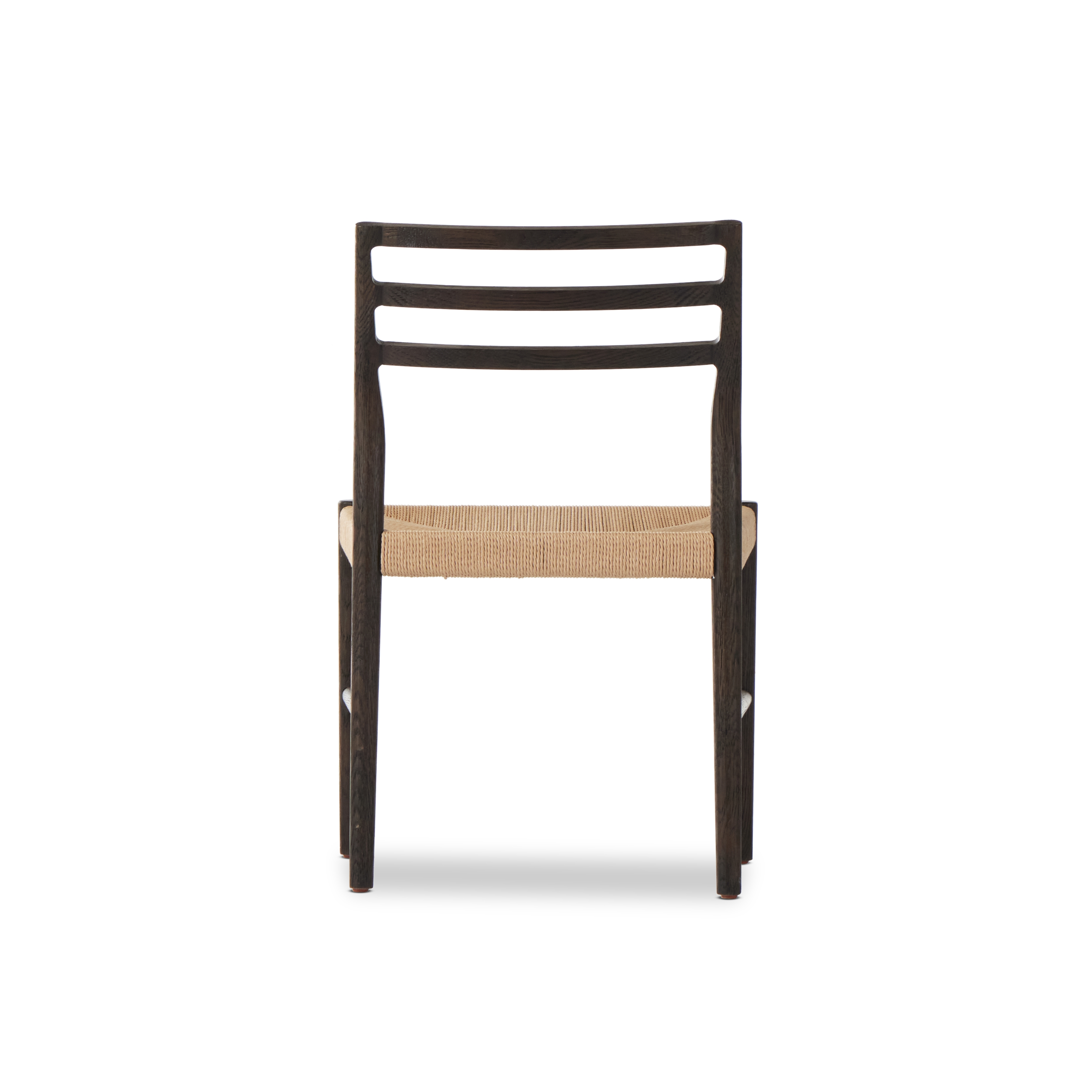 Glenmore Woven Dining Chair-Light Carbon - Image 5