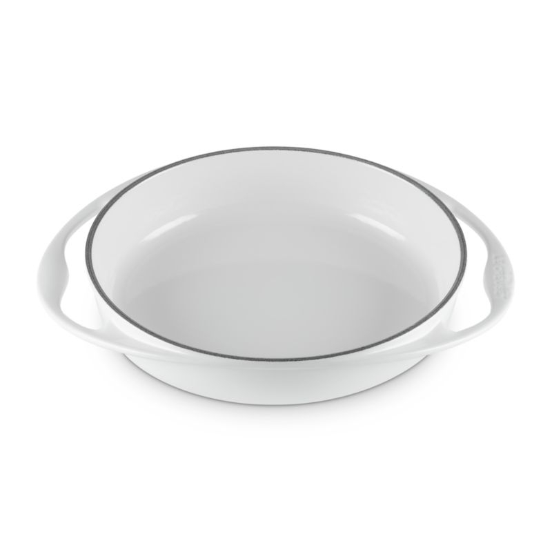 Le Creuset ® Heritage Traditional 2-Qt. White Round Tarte Tatin Dish - Image 2