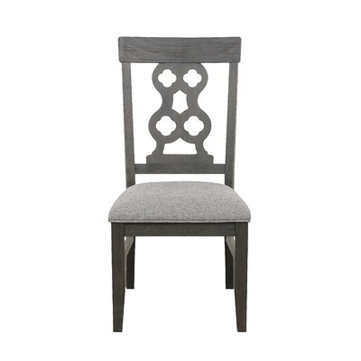 Beatrisa Solid Wood Side Chair in Gray - Image 0