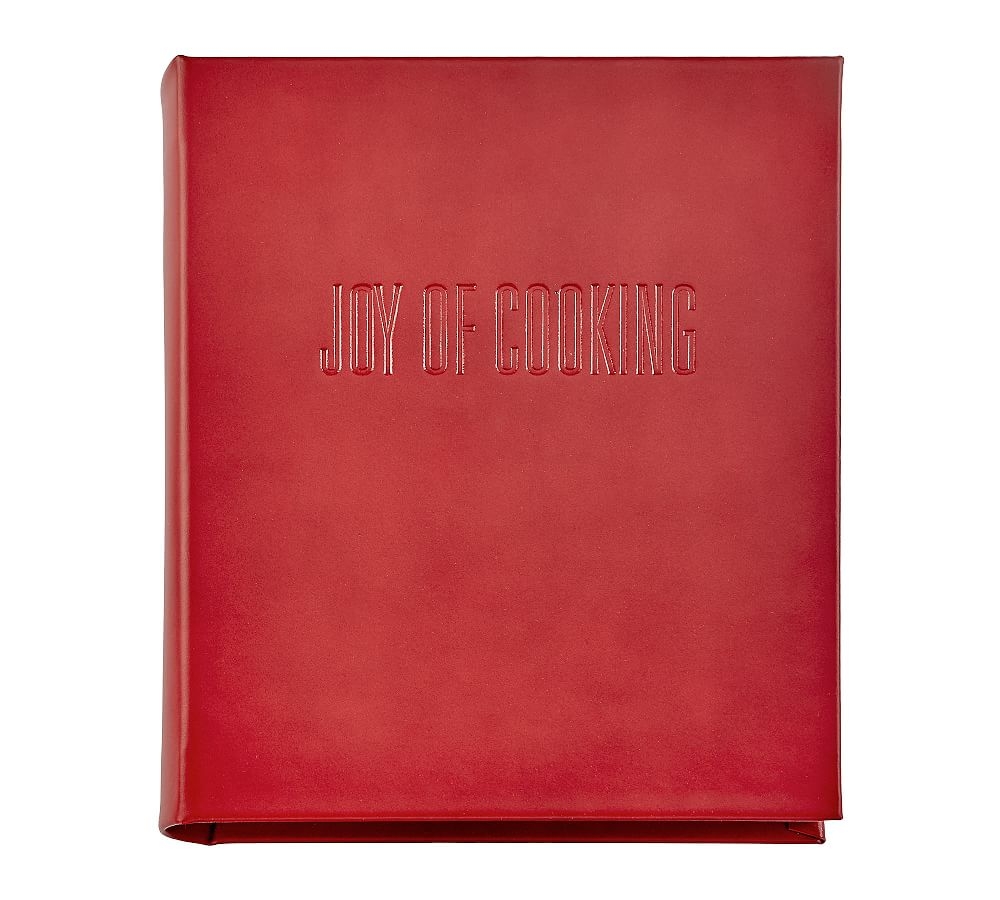 The Joy of Cooking Leather Book, Red - Image 0