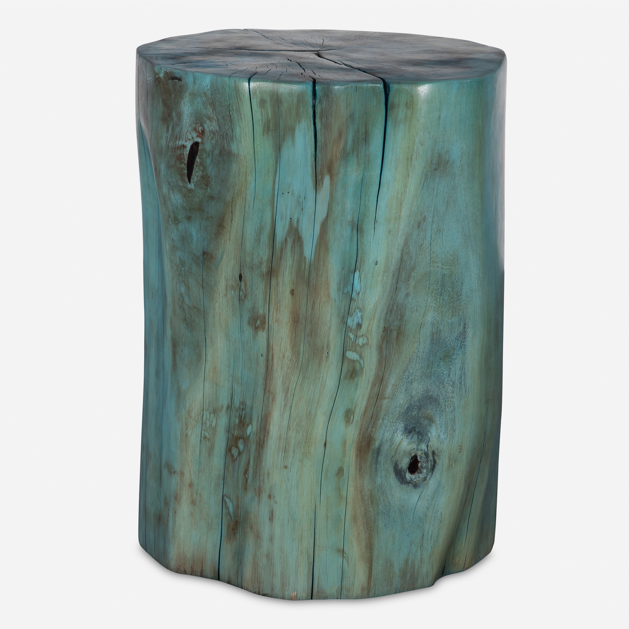 Habitat Blue Accent Stool - Image 0