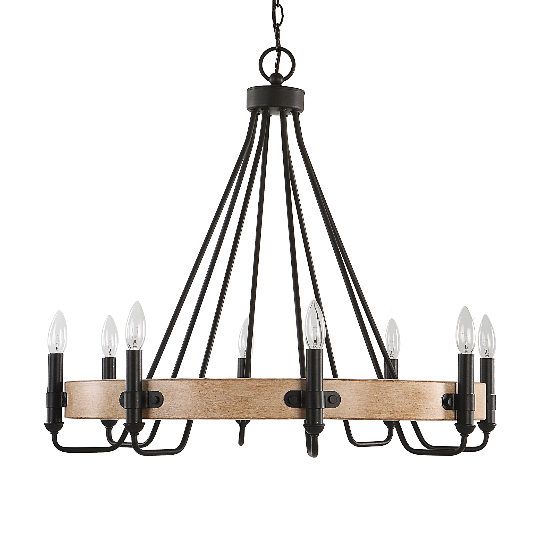 Deschutes 8 Light Farmhouse Chandelier - Image 2