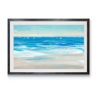 'Low Cerulean Tide II' by Paul Cezanne - Picture Frame Painting Print - Image 0