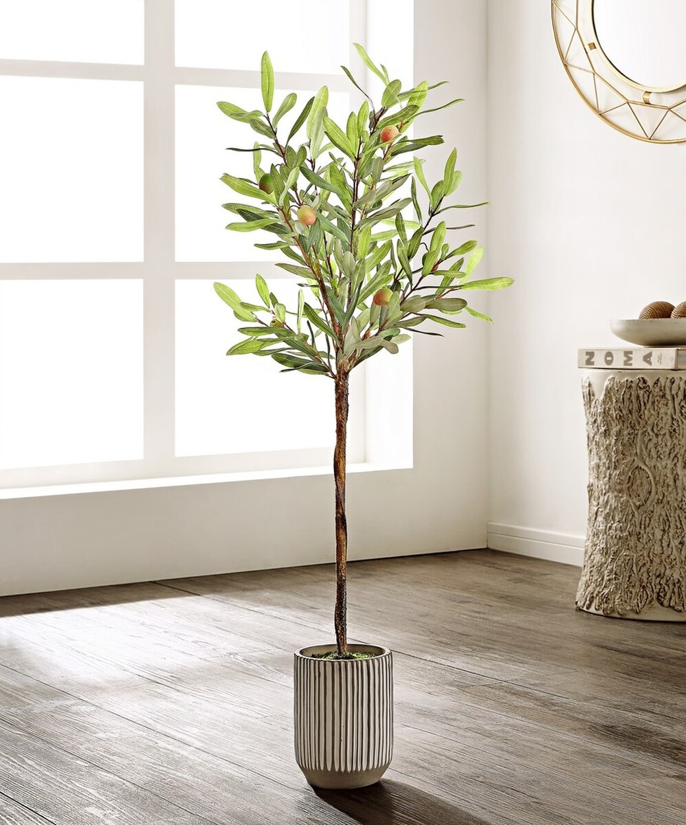 Safavieh Faux 36" Potted Olive Tree - Image 1