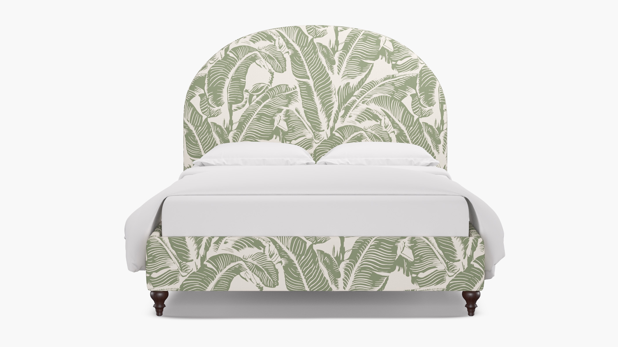 Demilune Bed, Sage Martinique® Encore, Espresso Traditional Turned Leg, Twin - Image 0