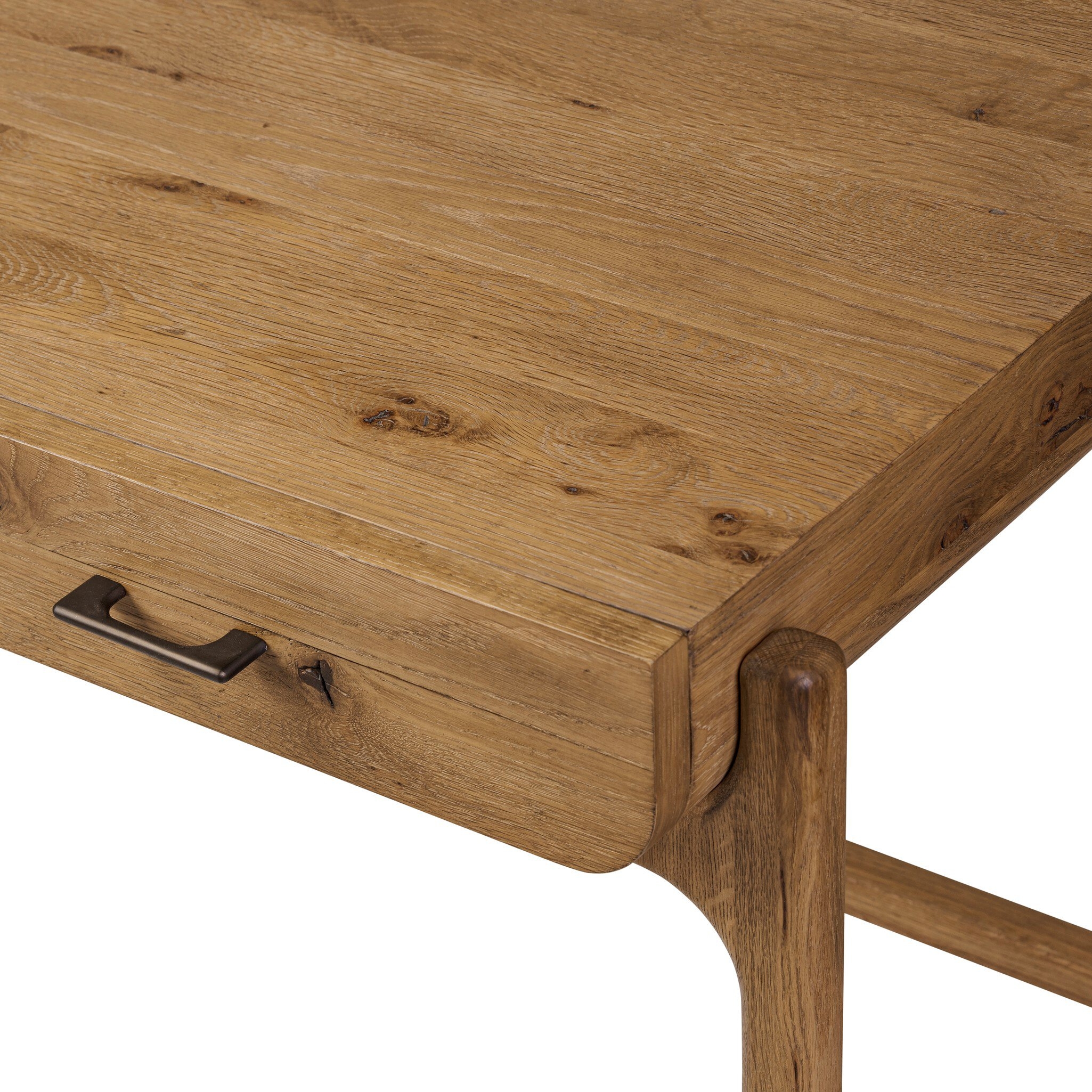 Bloomfield Desk - Resawn Worn Oak - Image 10