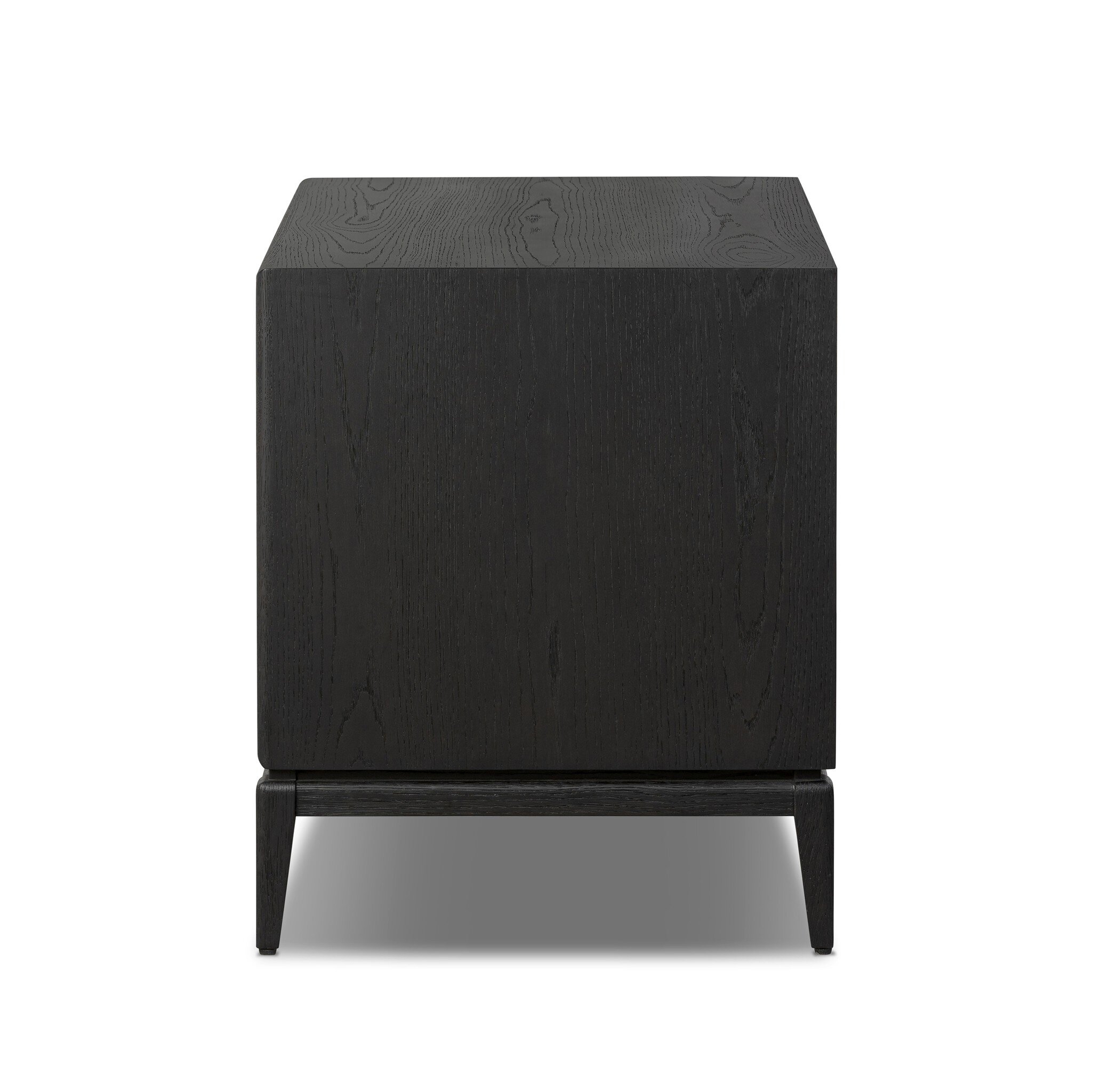 Rosenell Open Nightstand - Black Oak Veneer - Image 2