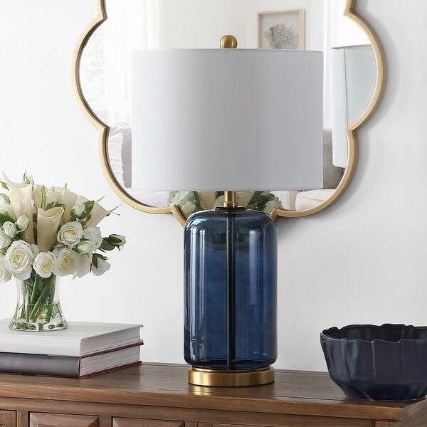 Novah 26" Table Lamp - Blue - Image 1