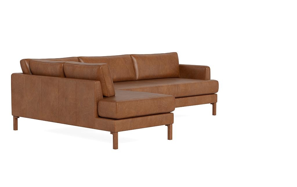 Winslow Leather 3-Seat Left Bumper Sectional - Image 1
