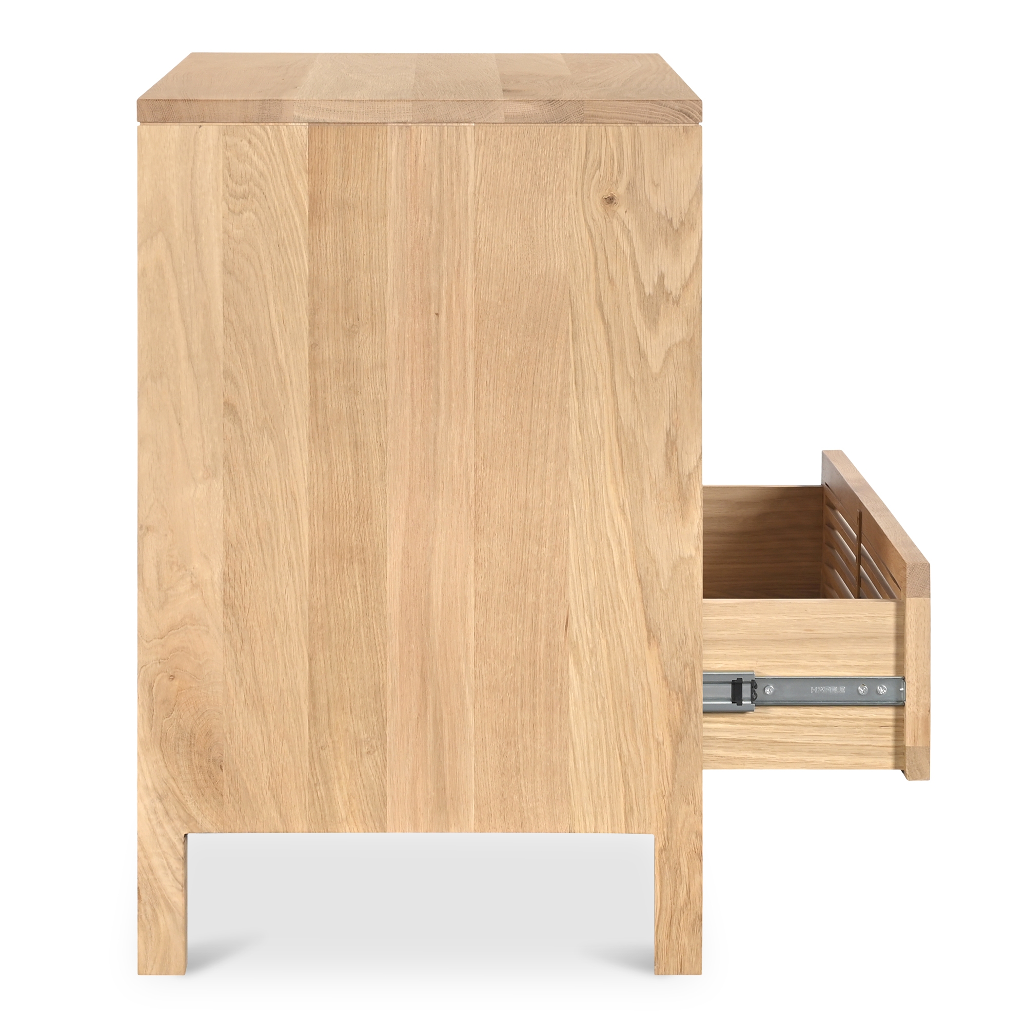 Teeda 3 Drawer Nightstand Natural - Image 9