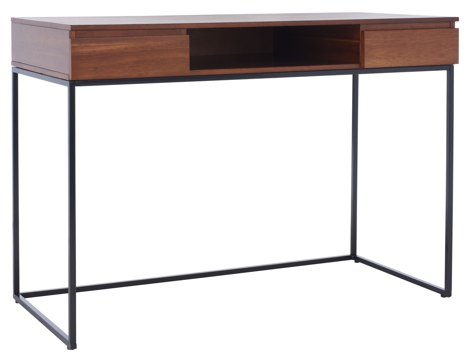 Alric Desk - Brown / Black - Safavieh - Image 5