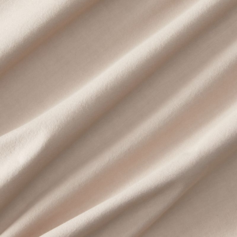 Crisp Cotton Percale White King Sheet Set - Image 3